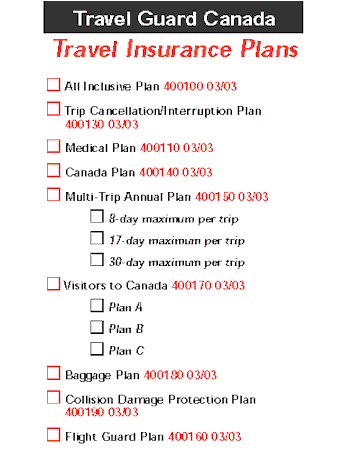 TRAVEL INSURANCE PLANS TAILORED FOR CANADIAN TRAVELERS' NEEDS
