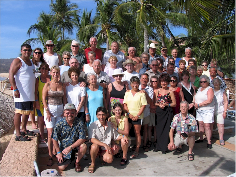 R.J. with the tour group